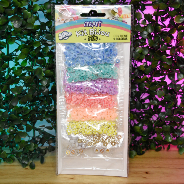 Producto - SET BIJOU FLUO 9 BOLSITAS 99200