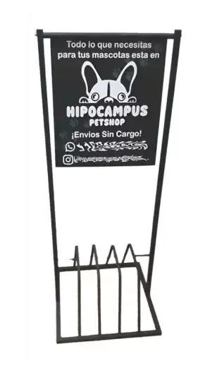 Producto - Cartel De Pie Bicicletero 1,3mtsx50cm Personalizado