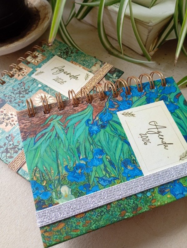 Producto - Agenda A6 lirios - 2