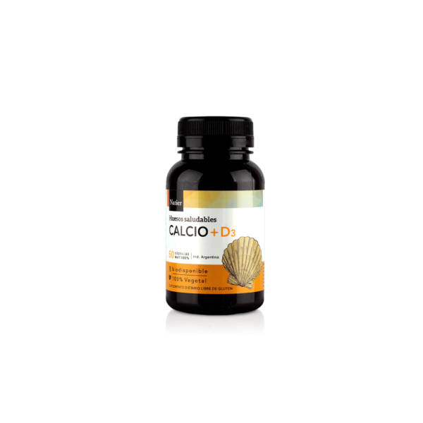 Producto - Cápsulas de Calcio + Vitamina D3 - Natier