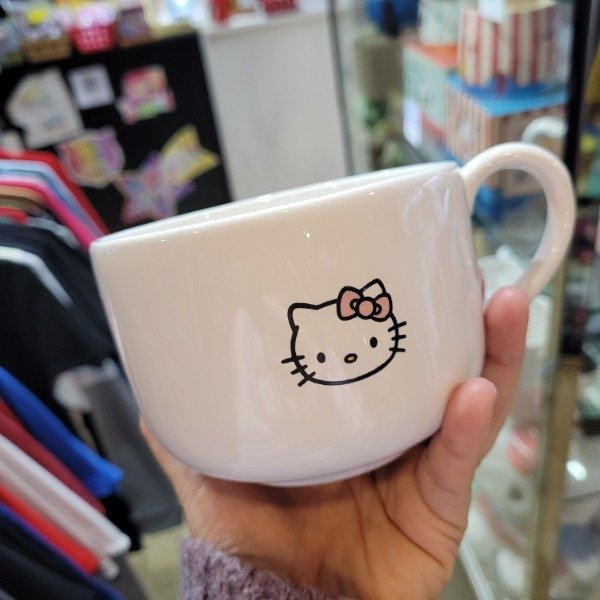 Producto - TAZON DE CERAMICA BLANCA KITTY - 1