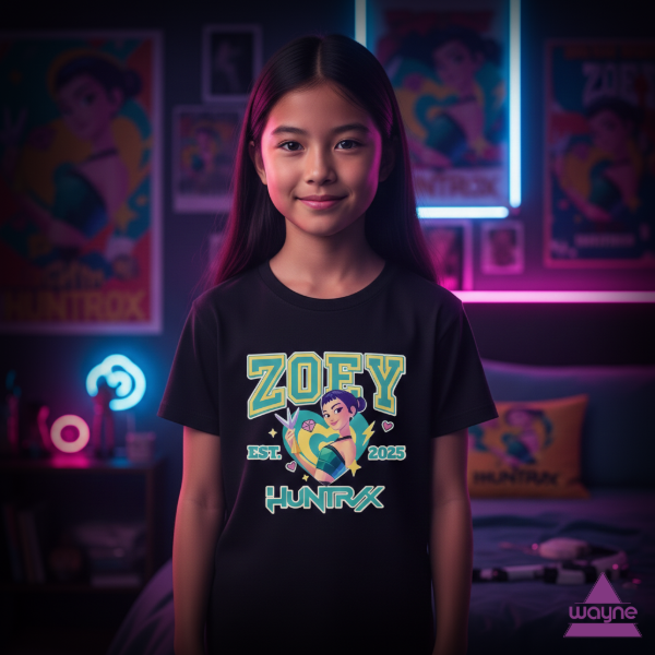 Producto - Remera kid K POP demon hunters zoey