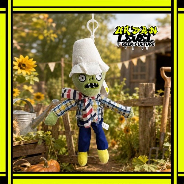Producto - Llavero Peluche Plants vs. Zombies - Zombie Granjero