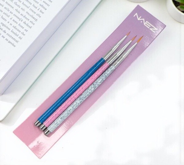 Producto - KIT PINCEL LINER PARA UÑAS 3PCS NAEZ