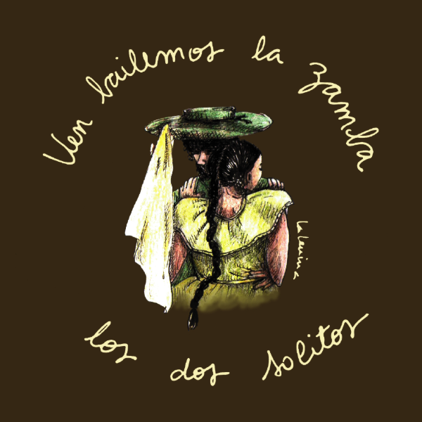 Producto - Calco PREMIUM "Ven bailemos la zamba los dos solitos"