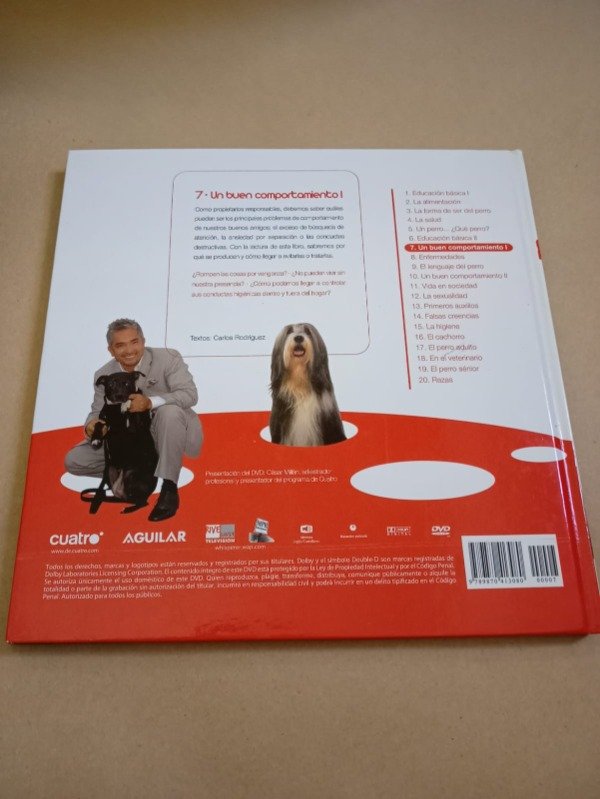 Producto - El encantador de perros #7 - Carlos Rodríguez - Aguilar 2009 Libro + DVD - 1