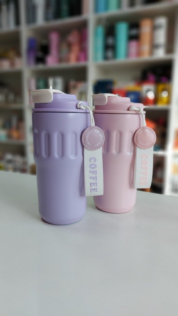 Producto - Vaso termico doble pico Sunshine (acero inoxidable)