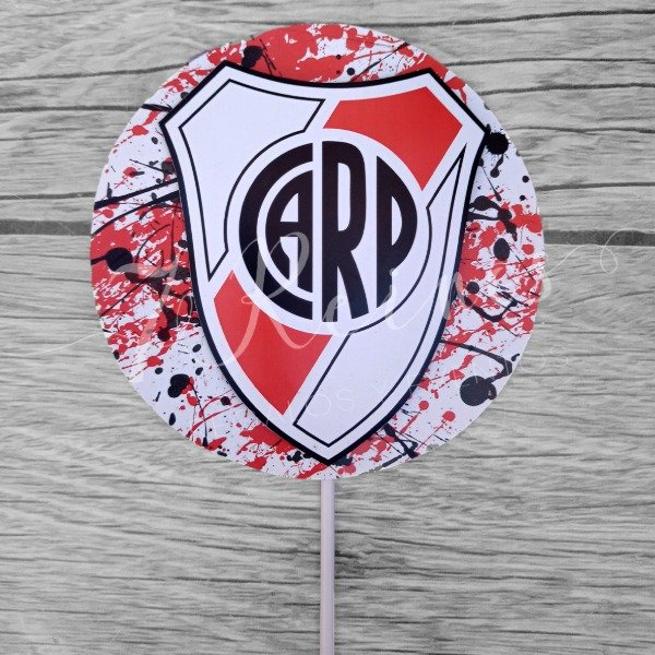 Producto - TOPPER 3D RIVER PLATE X UNIDAD