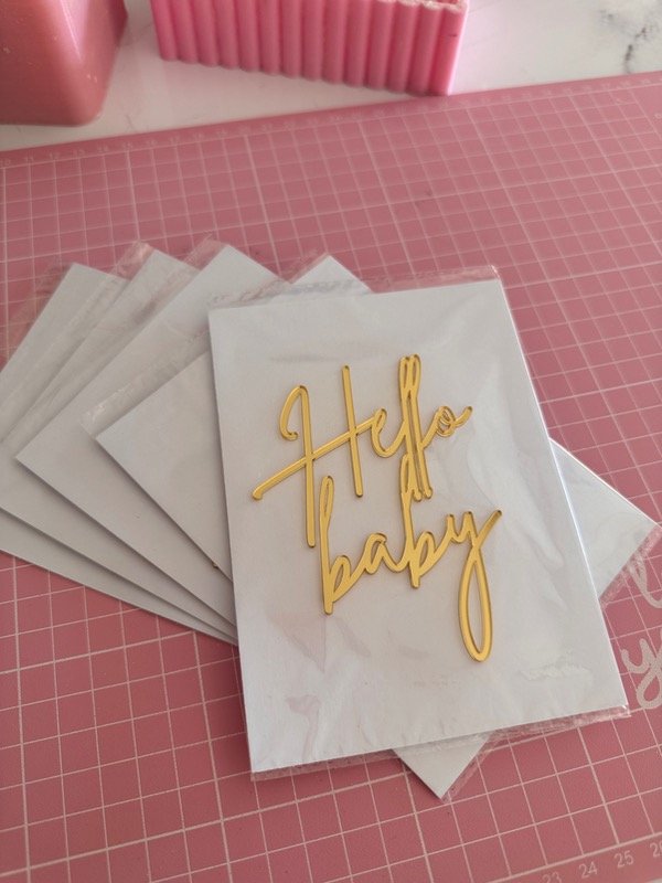 Producto - Aplique frontal Hello baby