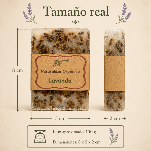 Producto - Jabón Natural de Lavanda - Suavidad y Hidratación para tu Piel - 4