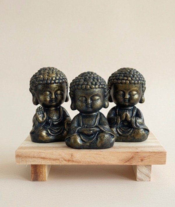 Producto - Trío BUDAS TAO pintados