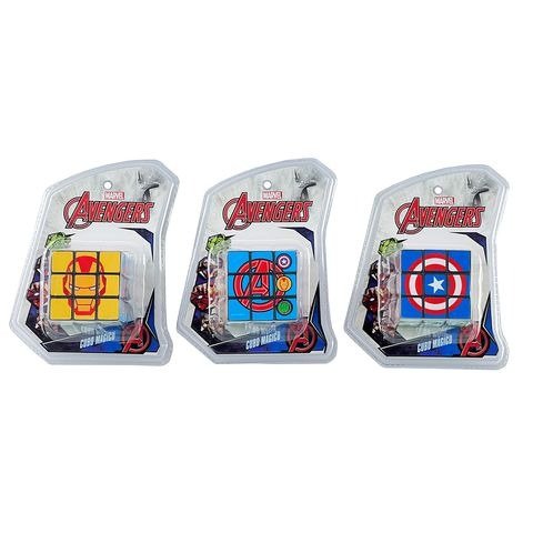 Producto - CUBO MAGICO AVENGERS 5X5X5CM EN BLISTER 13X16CM X UNIDAD MODELOS SURTIDOS
