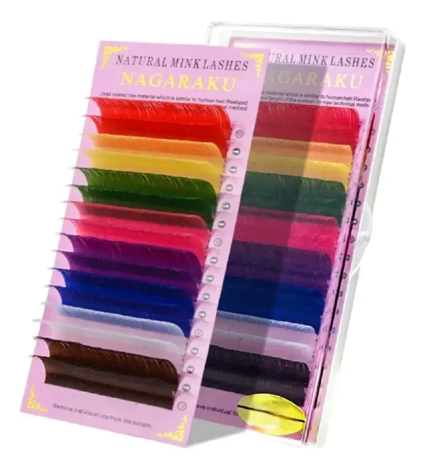 Producto - EXTENSION DE PESTAÑAS NAGARAKU COLOR 0.07D 14MM