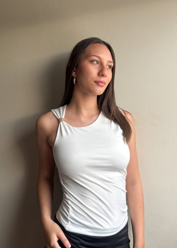 Producto - Musculosa Collins - Blanco