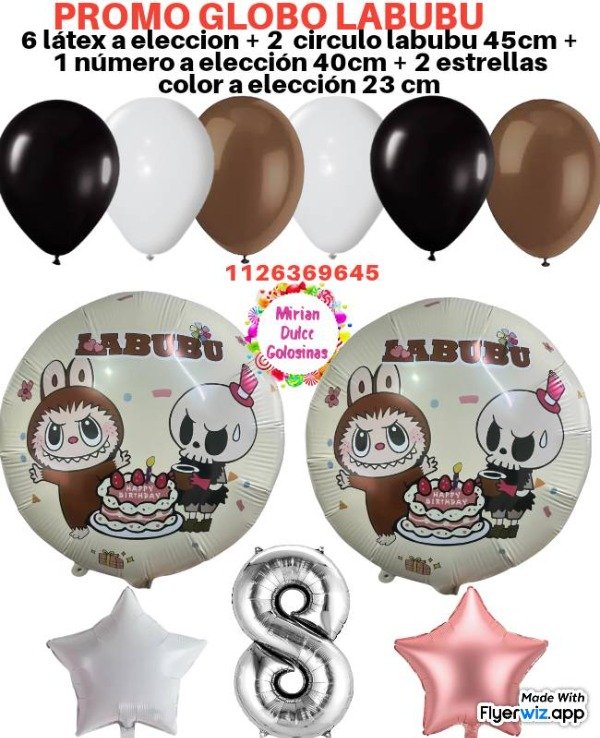Producto - Promo globos labubu