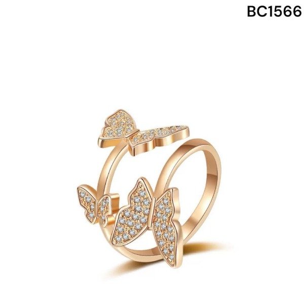Producto - Anillo para foto mariposas plateadas