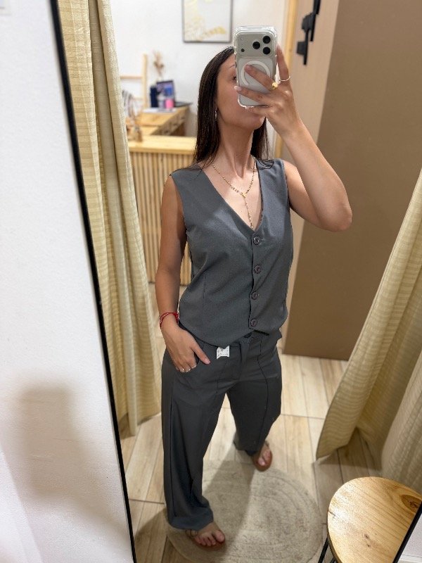 Producto - Set Sastrero Malaika gris