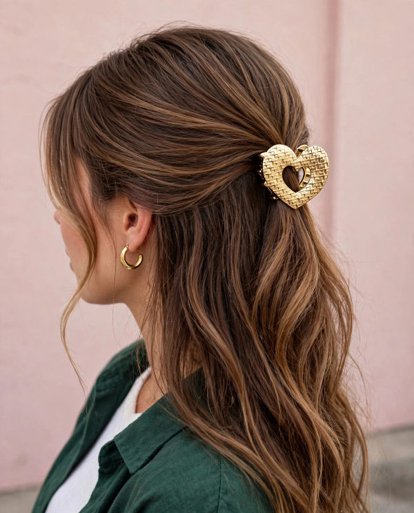 Producto - BROCHE CORAZÓN GOLD