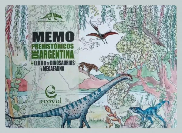 Producto - MEMO Prehistóricos de Argentina + Libro de Dinosaurios y Megafauna
