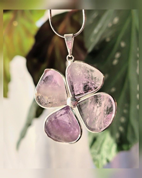 Producto - Collar. Trébol (Amatista)