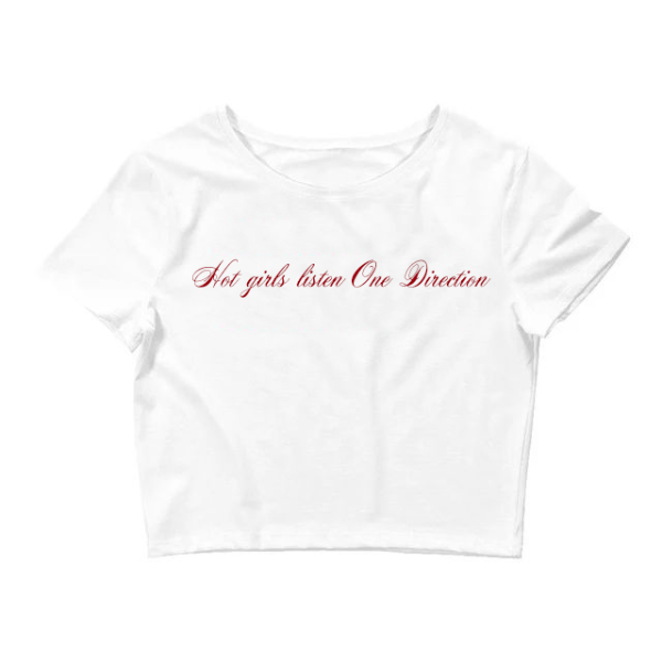 Producto - Baby tee hot girls listen One Direction