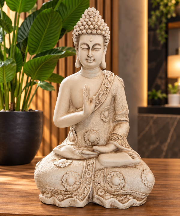 Producto - Buda tunica de flores 47 cm