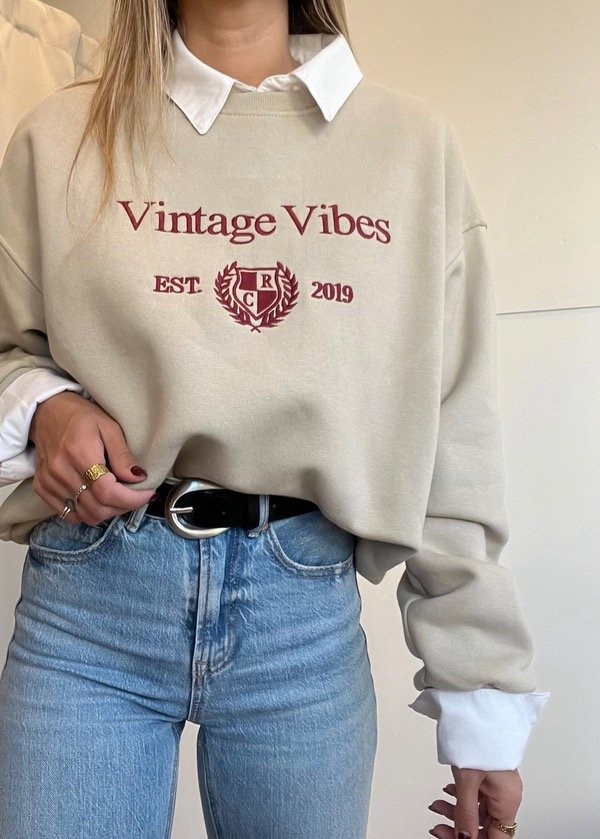 Producto - Buzo vintage beige