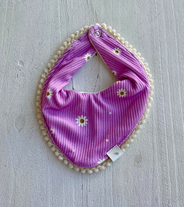 Producto - Bandana recien nacido - Margaritas