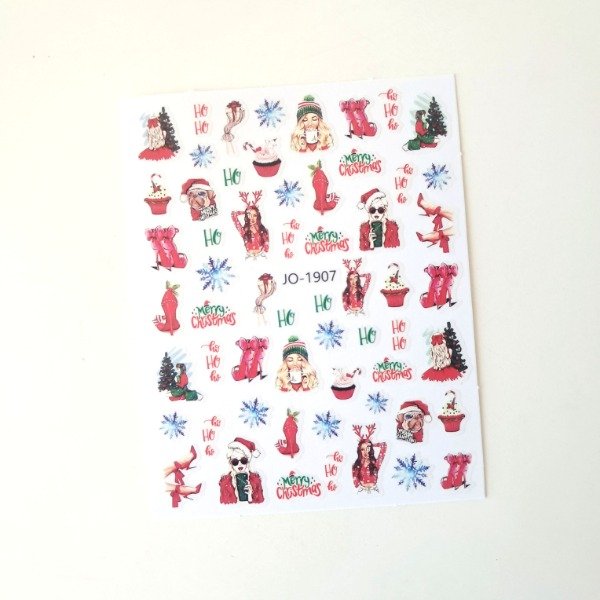 Producto - Plancha de stickers mini - Christmas Girls