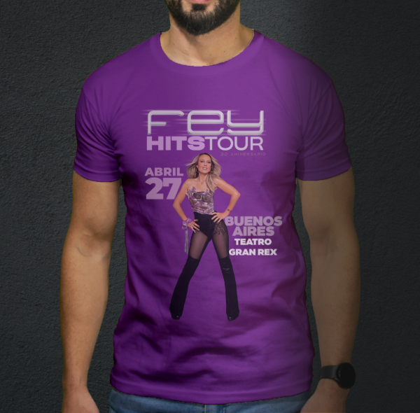 Producto - Remera Fey Hits Tour Gran Rex Buenos Aires - 0