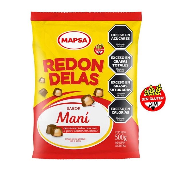 Producto - REDONDELA RELLE MANI X 500 GRS MAPSA