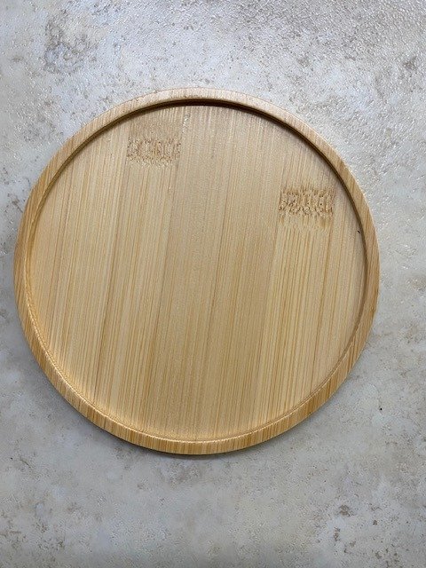 Producto - Bandeja redonda madera