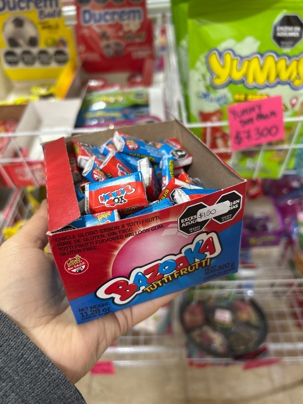 Producto - CHICLE BAZOOKA TUTTI X1