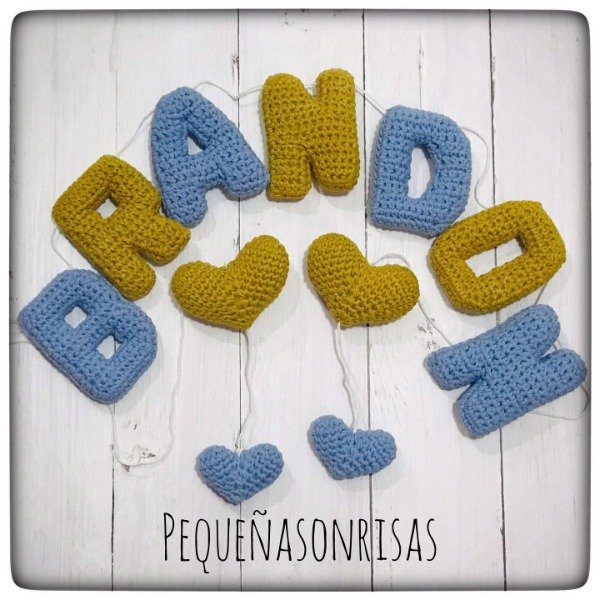 Producto - Cartel de 7 Letras con 4 adornos - 5