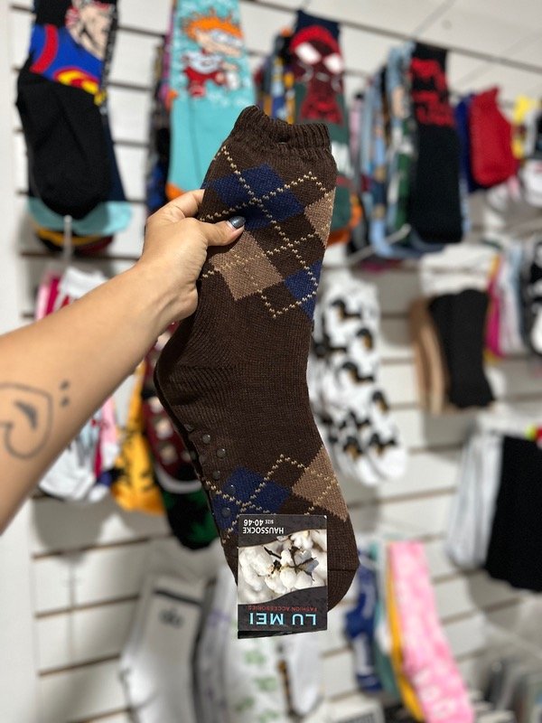 Producto - Pantumedias marrón oscuro hombre