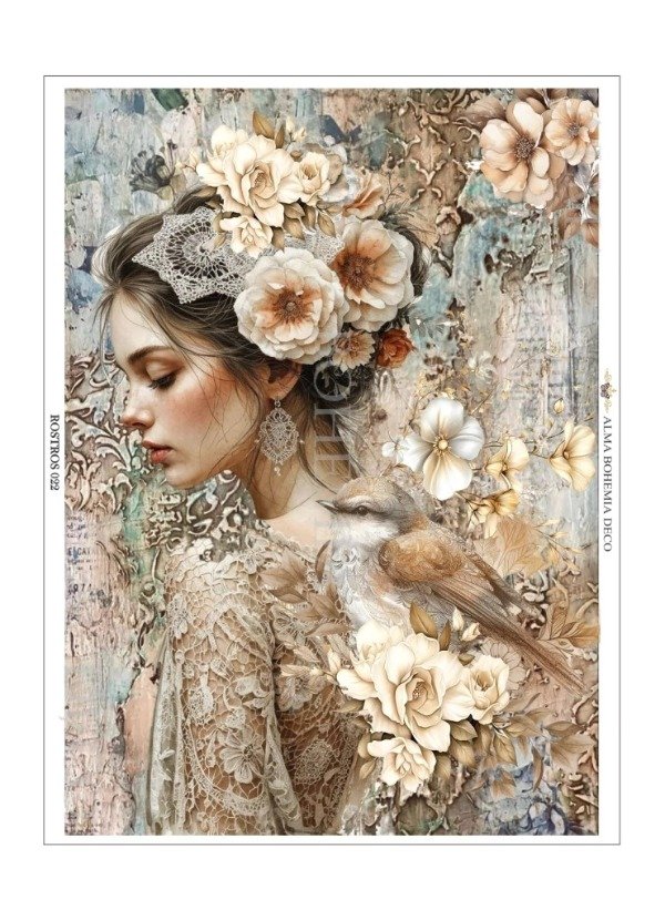 Producto - Lámina termotransferible PLANCHA ROSTRO022