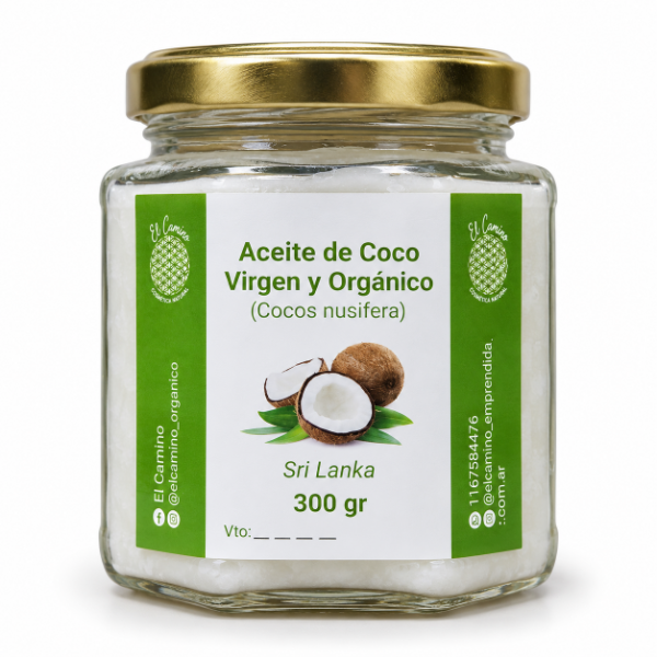 Producto - Aceite de coco virgen y orgánico - 1