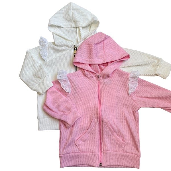 Producto - Campera Waffle con broderie - 1