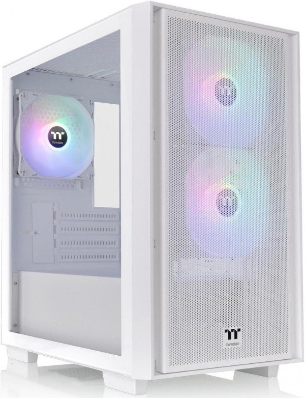 Producto - GABINETE GAMER THERMALTAKE VERSA H16 TG ARGB SNOW WHITE TEMP GLASS