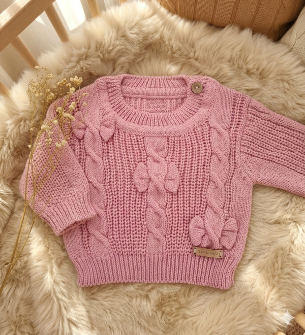 Producto - SWEATER MOÑOS ROSA VIEJO