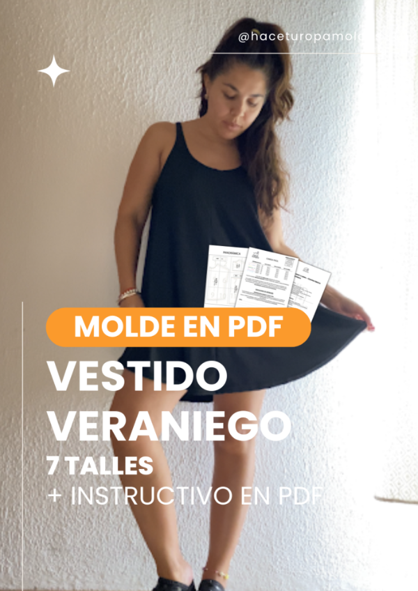 Producto - VESTIDO VERANIEGO + INSTRUCTIVO