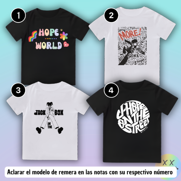 Producto - Baby Tee Jhope #1 (varios modelos)