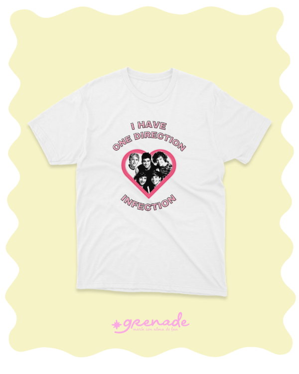 Remera "one direction infection"