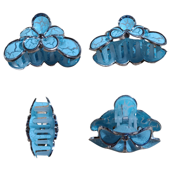 Producto - Broches Para Pelo Mujer Flor Agrietada S/metal X Unidad - 5