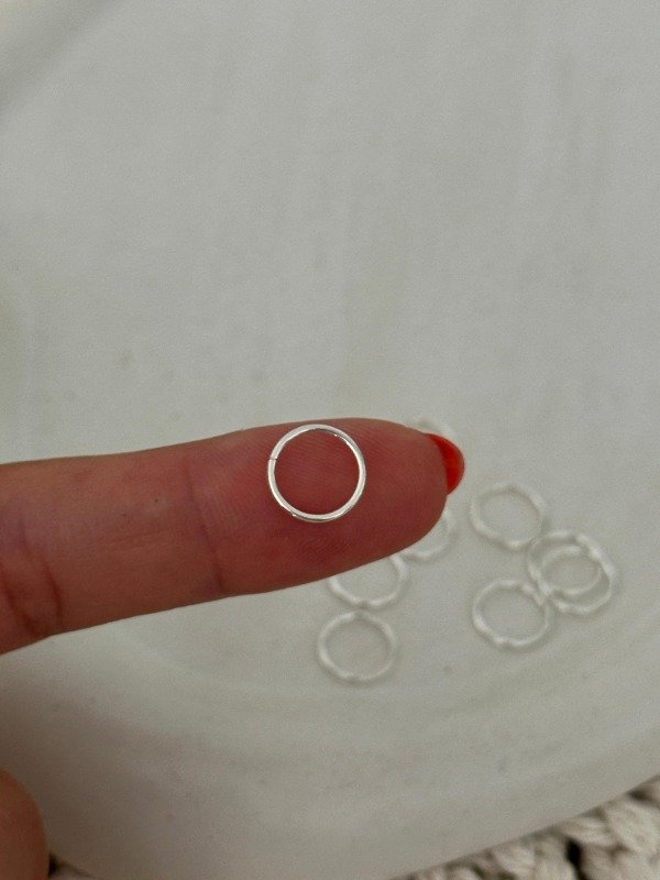 Producto - Argollita piercing lisa 10 mm (UNIDAD)