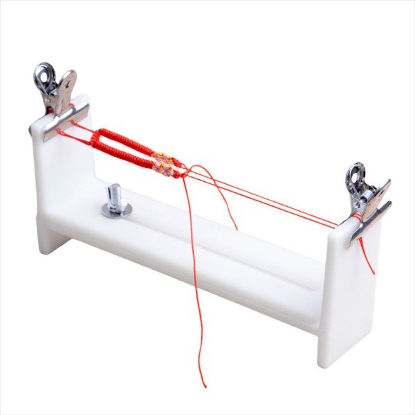 Producto - Telar Para Pulseras Plástico Manualidades 19cm A 33cm Blanco