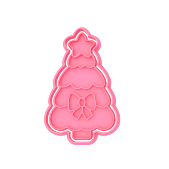 Producto - Cortante con Stamp Arbol Decorado