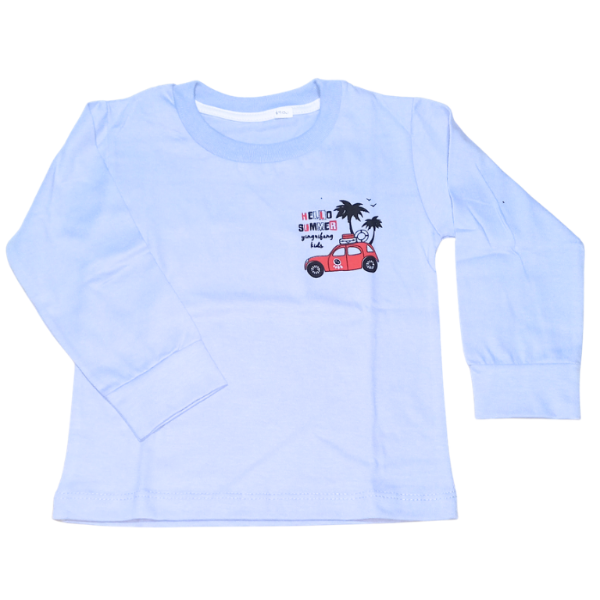Producto - Remera auto celeste