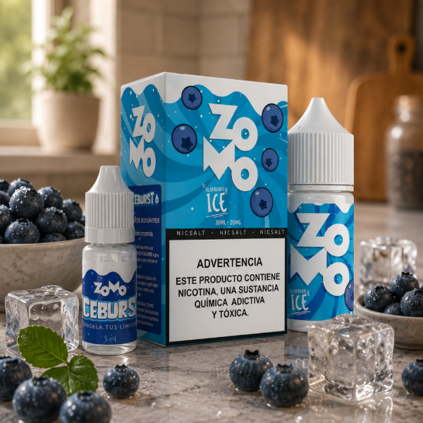Producto - NIC SALT ZOMO BLUEBERRY ICE 30ML 20MG