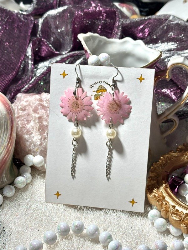 Producto - Aros Margaritas Pink